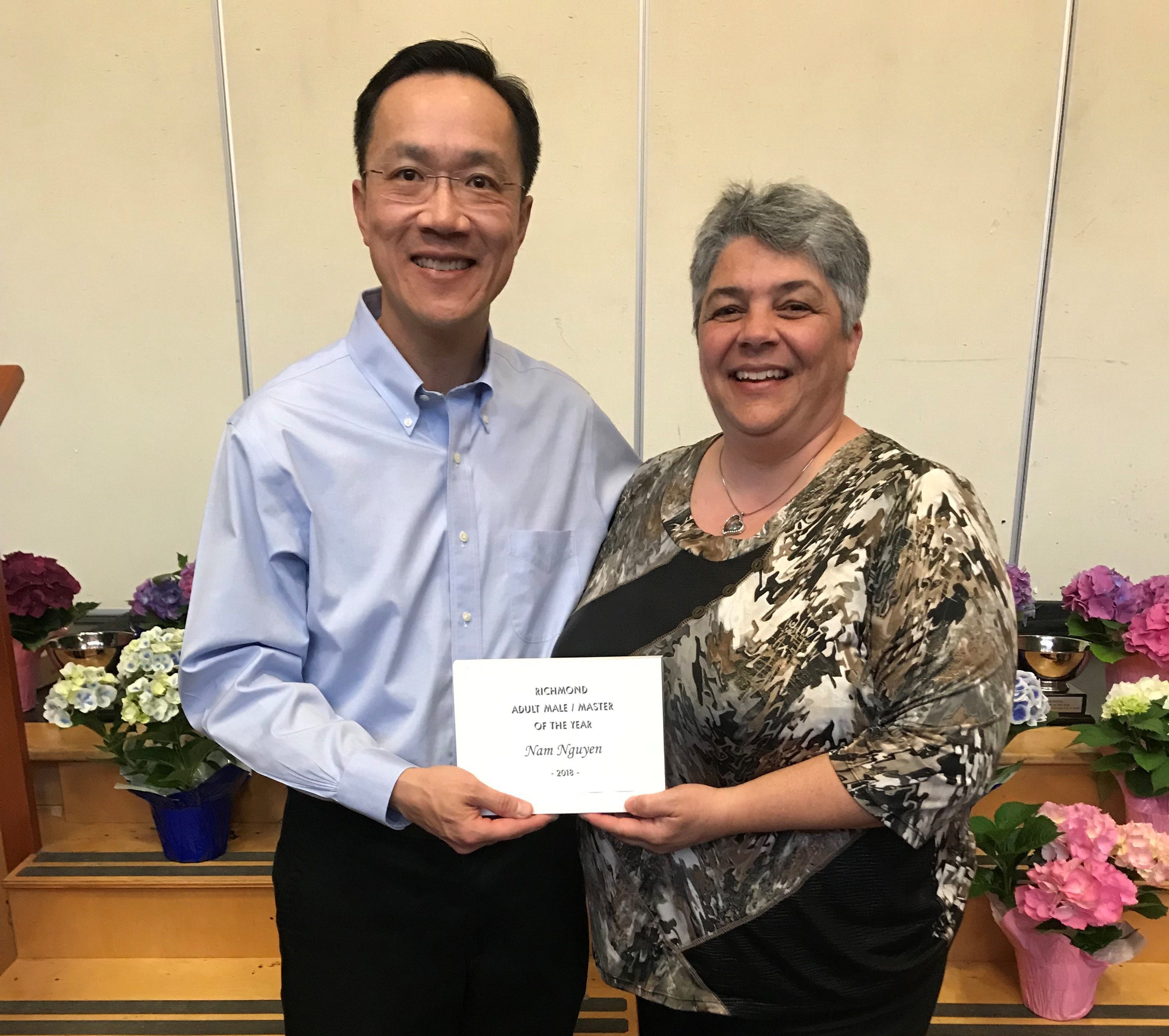 Master Athlete of the Year - Congratulations Nam - Richmond Rockets ...