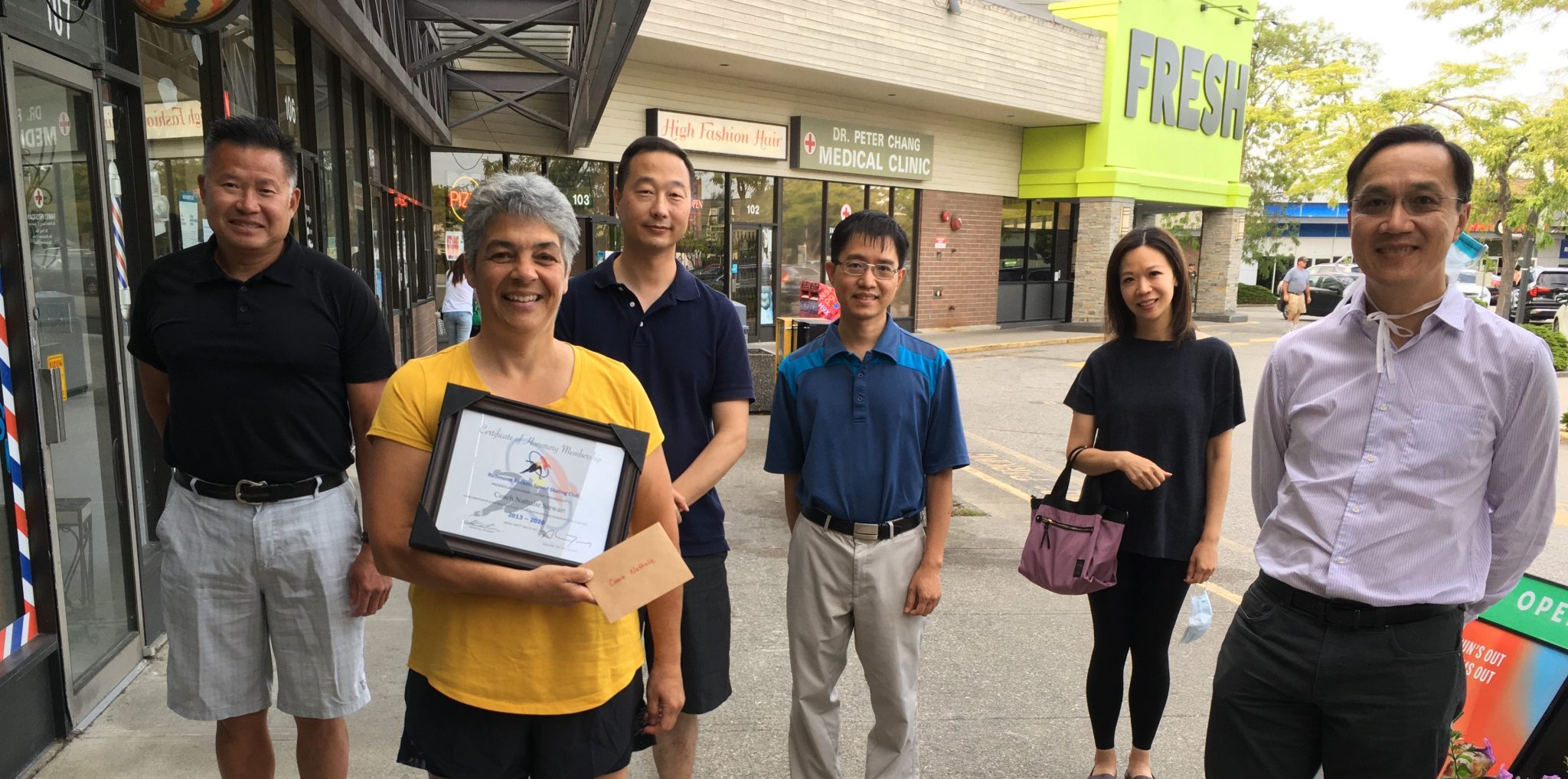 Thank you Coach Nathalie - Richmond Rockets Speed Skating Club